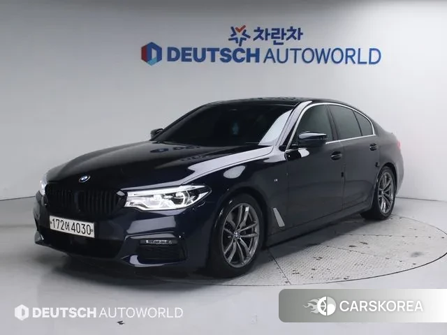 BMW 5 Series (G30) 2020 Черный двухцветный из Кореи