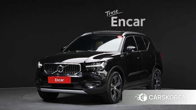 Volvo XC40 2021 Черный из Кореи