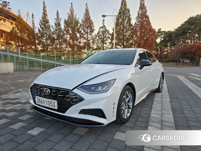 Hyundai Sonata (DN8) 2021 Белый из Кореи