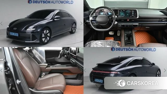 Hyundai Ionic 6 2022 Белый из Кореи