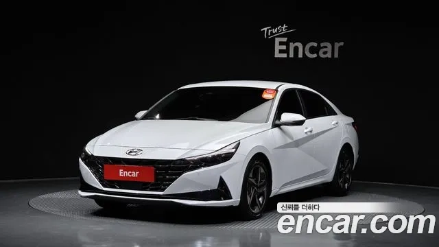 Hyundai Avante (CN7) 2020 Белый из Кореи