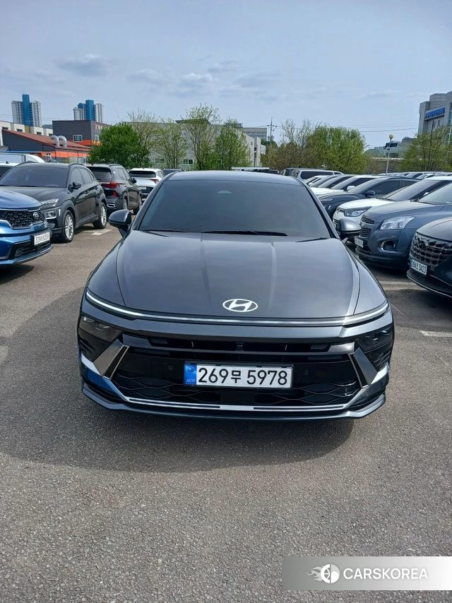 Hyundai Sonata D Edge Hybrid (DN8) 2025 Темно-зеленый из Кореи