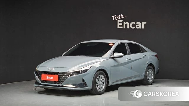 Hyundai Avante (CN7) 2021 Небесно-голубой из Кореи