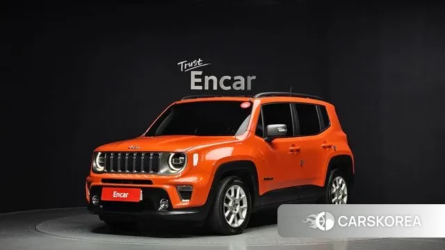 Jeep Renegade 2021 Оранжевый из Кореи