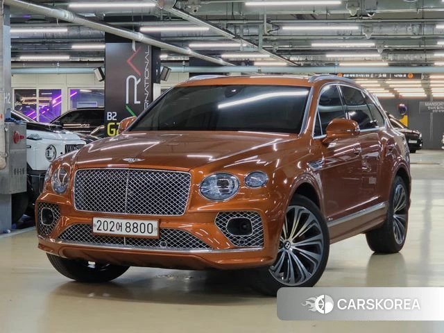Bentley Bentayga 2023 Оранжевый из Кореи