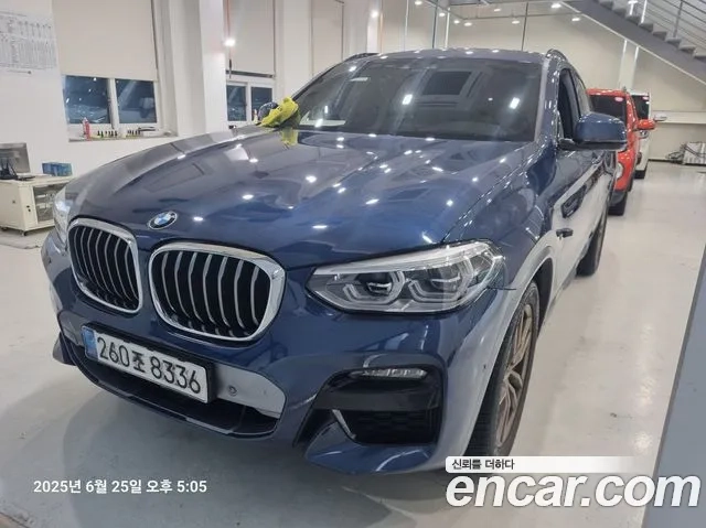 BMW X4 (G02) 2021 Синий из Кореи