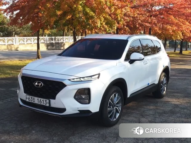 Hyundai Santa Fe TM 2018 Белый из Кореи