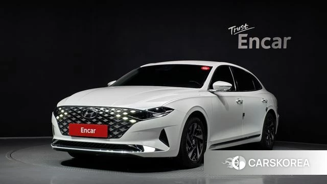 Hyundai The New Grandeur IG Hybrid 2021 Белый из Кореи