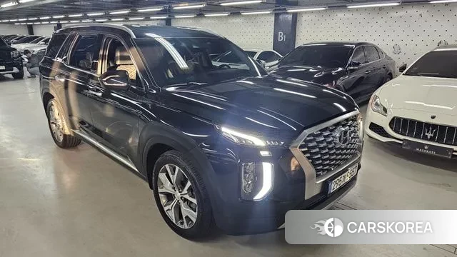 Hyundai Palisade 2021 Темно-зеленый из Кореи