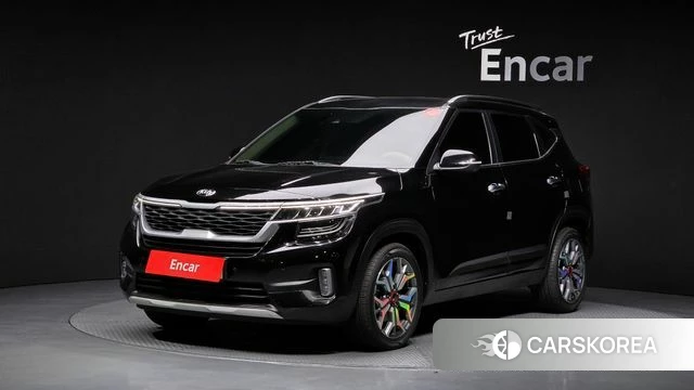 Kia Seltos 2020 Черный из Кореи