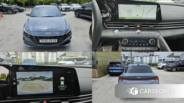 Hyundai Avante (CN7) 2022 Серебристо-серый из Кореи