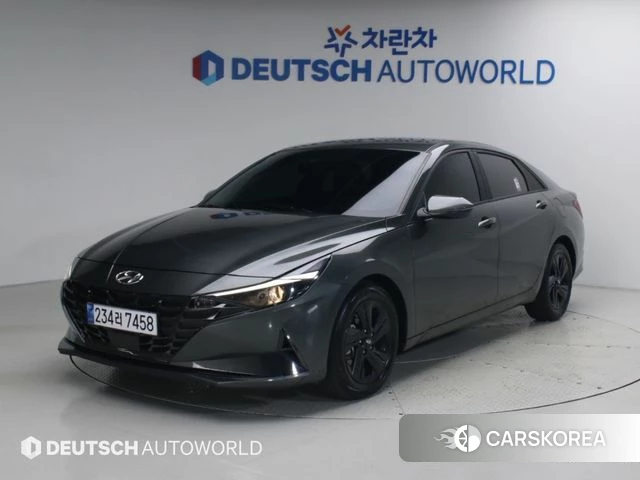 Hyundai Avante (CN7) 2022 Серый из Кореи