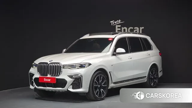 BMW X7 (G07) 2021 Белый из Кореи