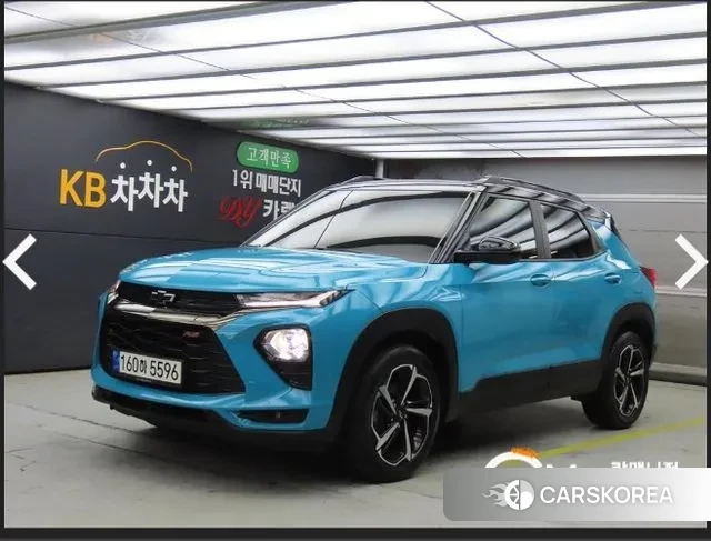 Chevrolet (GM Daewoo) Trailblazer 2021 Небесно-голубой из Кореи