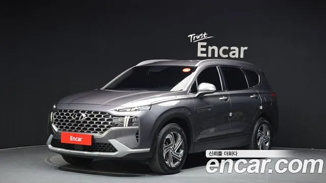 Hyundai The New Santa Fe 2022 Серый из Кореи