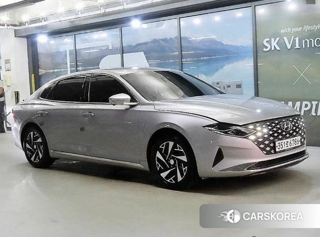 Hyundai The New Grandeur IG Hybrid 2019 Серебристо-серый из Кореи