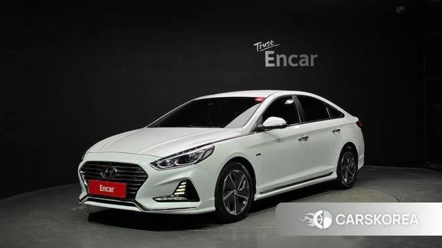 Hyundai Sonata New Rise Hybrid 2018 Белый из Кореи