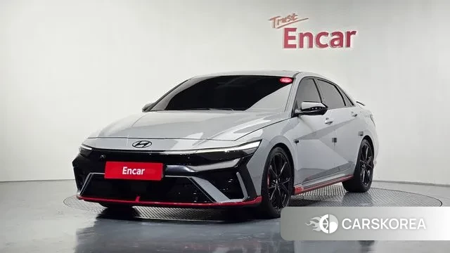 Hyundai The New Avante (CN7) 2024 Серебристо-серый из Кореи