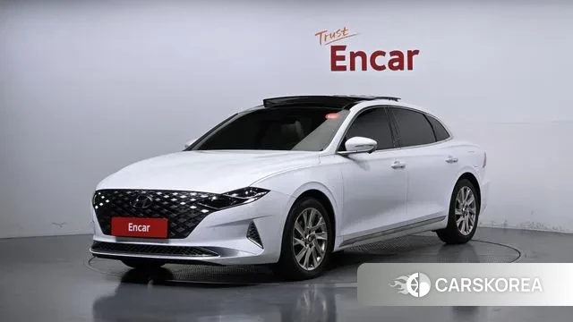 Hyundai The New Grandeur IG Hybrid 2021 Белый из Кореи