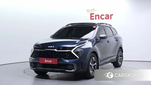 Kia Sportage 5th Generation Hybrid 2021 Синий из Кореи