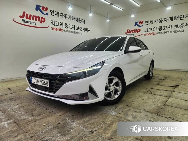 Hyundai Avante (CN7) 2021 Белый из Кореи