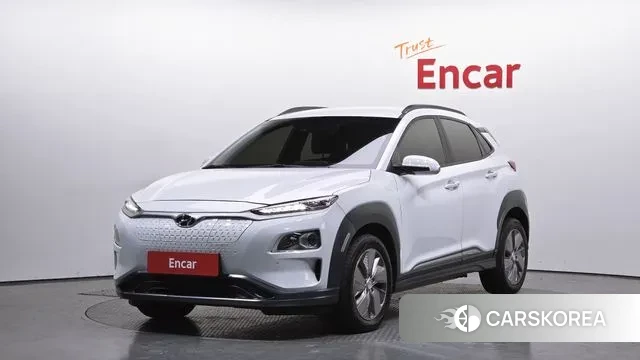 Hyundai Kona Electric 2018 Белый из Кореи