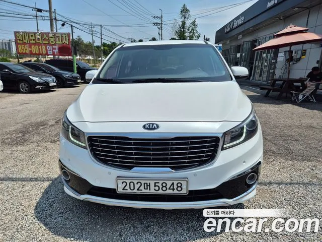 Kia All New Carnival 2018 Белый из Кореи
