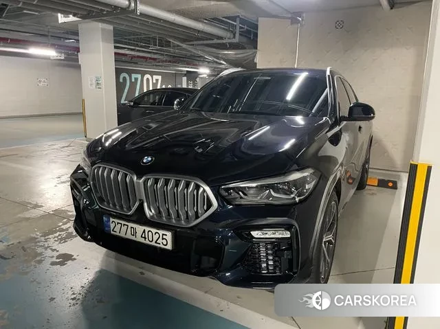 BMW X6 (G06) 2021 Черный из Кореи