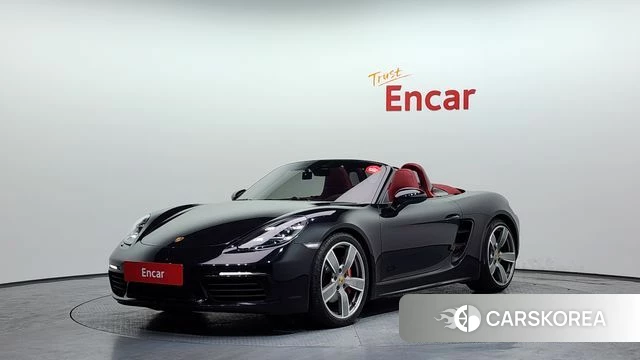Porsche 718 Boxster 2020 Черный из Кореи