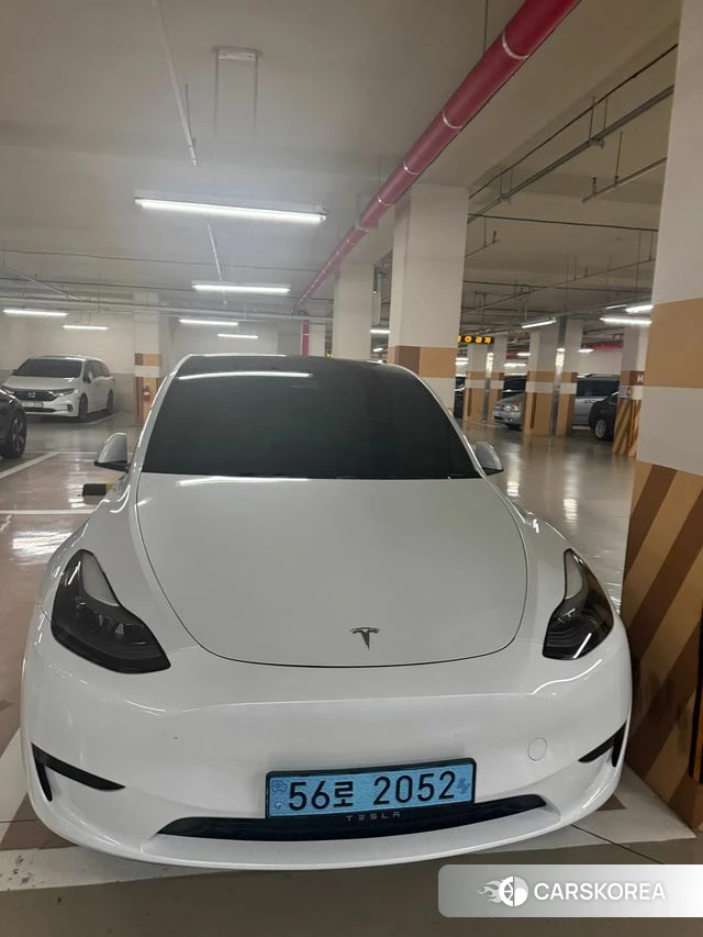 Tesla Model Y 2024 Белый из Кореи