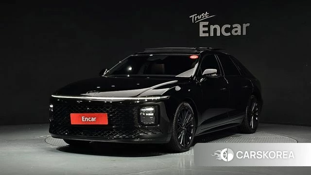 Hyundai Grandeur Hybrid (GN7) 2024 Черный из Кореи