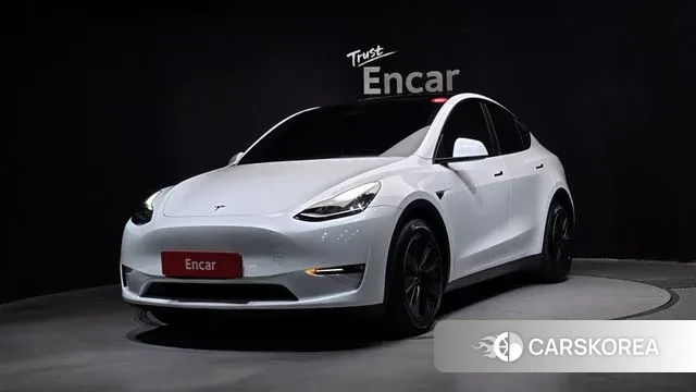 Tesla Model Y 2022 Белый из Кореи