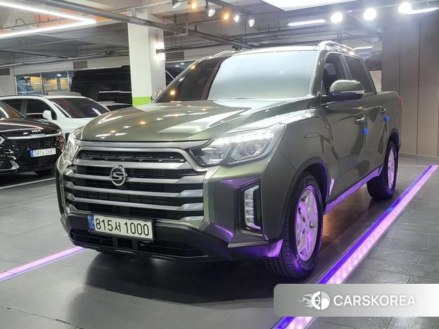 Ssangyong The New Rexton Sport 2022 Светло-зеленый из Кореи