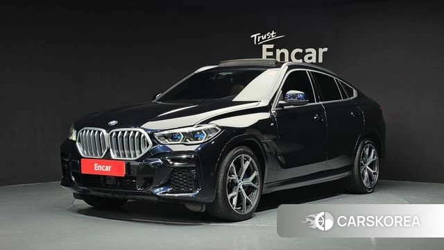 BMW X6 (G06) 2022 Черный из Кореи