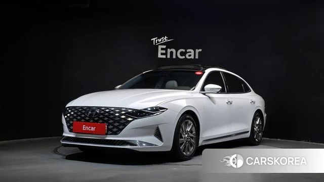 Hyundai The New Grandeur IG Hybrid 2020 Белый из Кореи