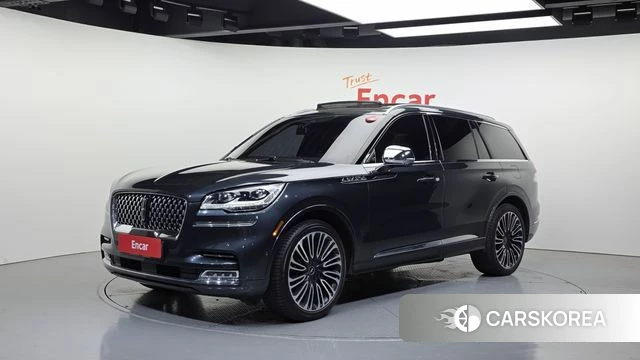 Lincoln Aviator 2nd generation 2022 Синий из Кореи