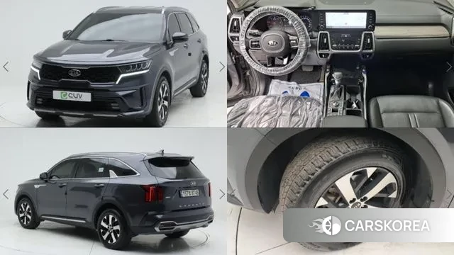 Kia Sorento 4th Generation 2021 Серый из Кореи