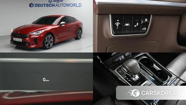 Kia Stinger 2018 Красный из Кореи
