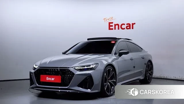 Audi RS7 (4K) 2023 Серебристо-серый из Кореи