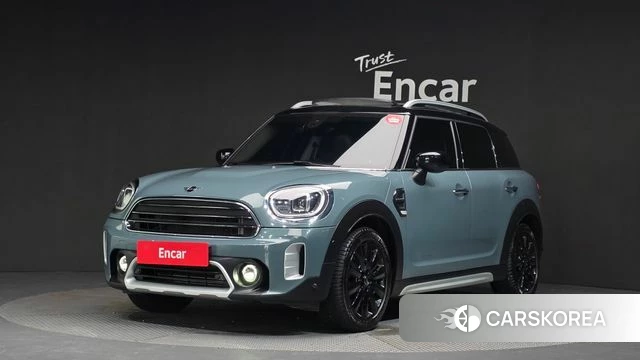 Mini Cooper Countryman 2023 Небесно-голубой из Кореи