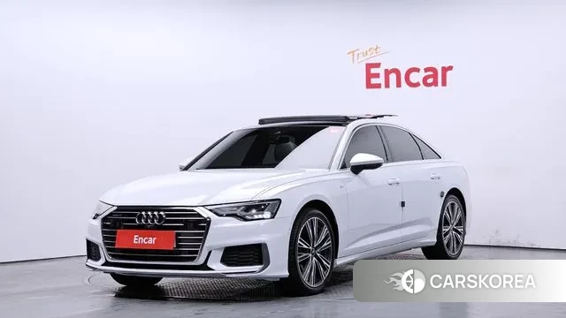 Audi A6 (C8) 2022 Белый из Кореи