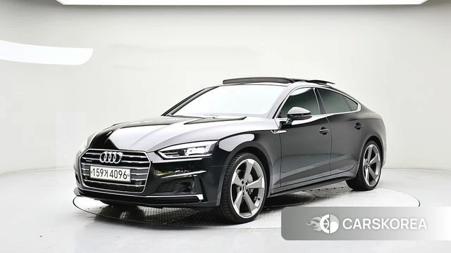 Audi A5 (F5) 2019 Черный из Кореи