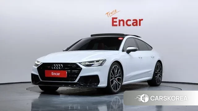 Audi S7 (4K) 2020 Белый из Кореи