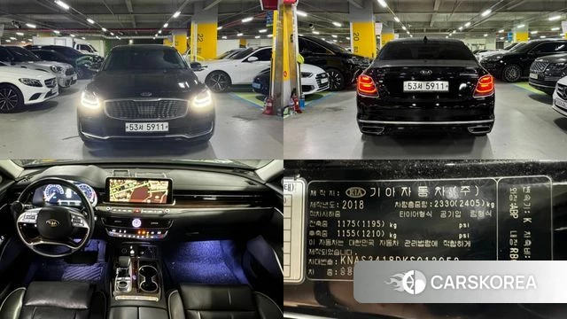 Kia More K9 2019 Черный из Кореи