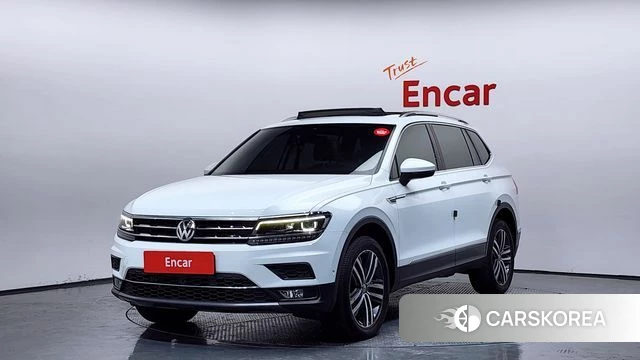 Volkswagen Tiguan Allspace 2020 Белый из Кореи