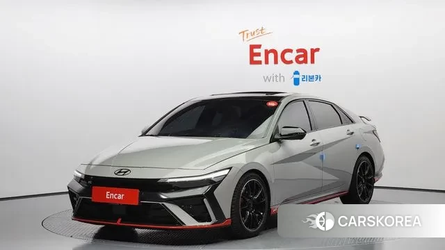 Hyundai The New Avante (CN7) 2024 Серебристо-серый из Кореи