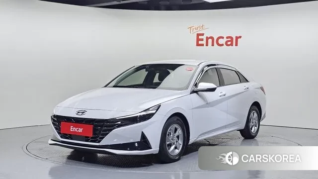 Hyundai Avante (CN7) 2020 Белый из Кореи