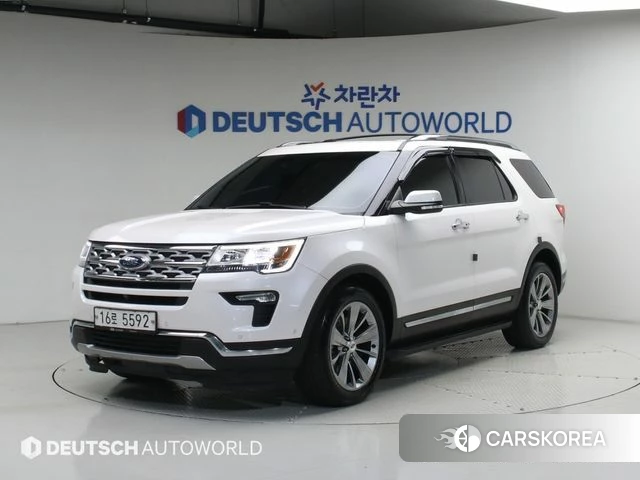 Ford Explorer 2018 Белый из Кореи