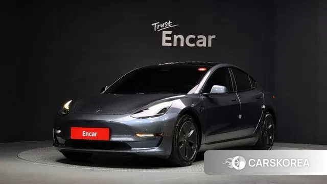 Tesla Model 3 2021 Серый из Кореи