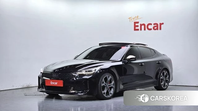 Kia Stinger 2018 Черный из Кореи